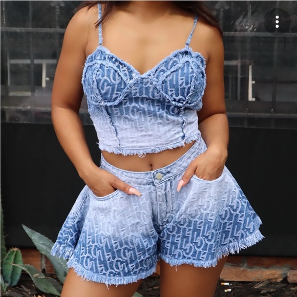 JEAN Short Set - Picture 3 of 8